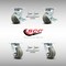 Service Caster 4 Inch SS Thermoplastic Caster Set with Roller Bearing 4 Swivel Lock 2 Brake SCC SCC-SS30S420-TPRRF-TLB-BSL-2-BSL-2 - alternate 7